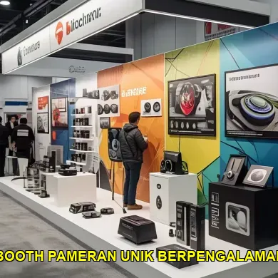 booth pameran unik berpengalaman